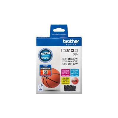 BROTHER 兄弟 LC451XLCL 3PK 彩色墨盒套装