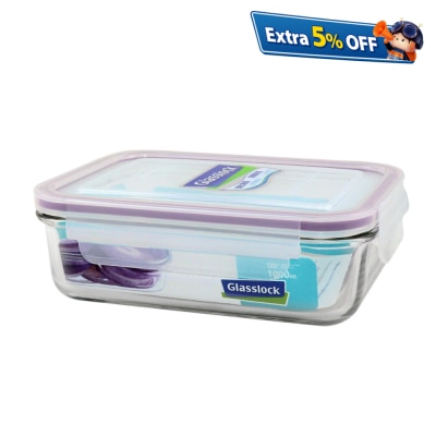 Glasslock Rectangular Food Container 1000ml