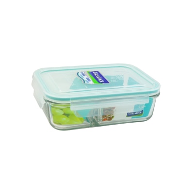 Glasslock 韓國製長形分隔玻璃盒920毫升