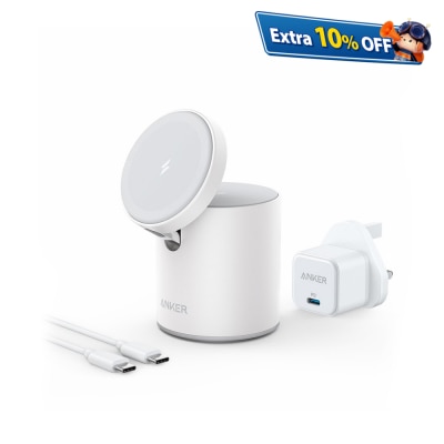 Anker MagGo 623 2-in-1 Magnetic Wireless Charger