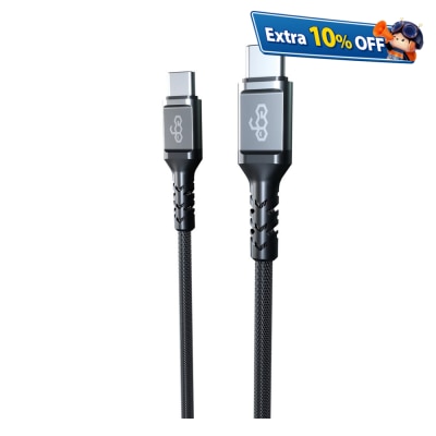 ego CC20-02 Wiry Max USB-C - USB-C 100W PD 充电线 (20cm)