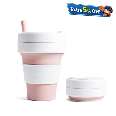 Stojo 專利環保高耐熱矽膠摺疊杯 16oz