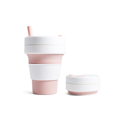 Stojo 專利環保高耐熱矽膠摺疊杯 16oz