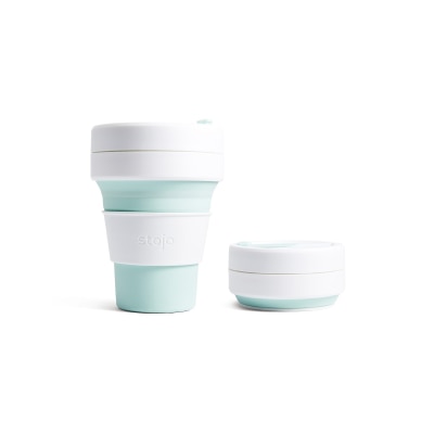 Stojo 專利環保高耐熱矽膠摺疊杯 12oz