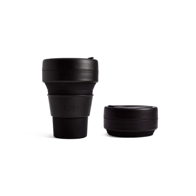 Stojo 專利環保高耐熱矽膠摺疊杯 12oz