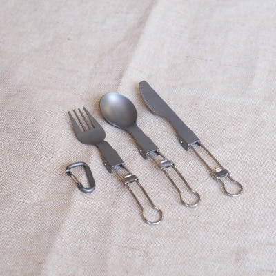 Slowood 可折叠式钛餐具套装 3件装 image