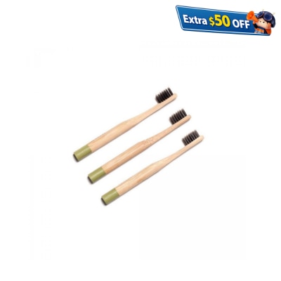 Slowood Eco Bamboo Tooth Brushes - Child (3Pcs)
