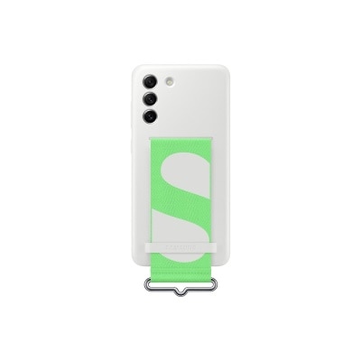 SAMSUNG Galaxy S21 FE Silicone Cover with Strap Mobile Phone Case