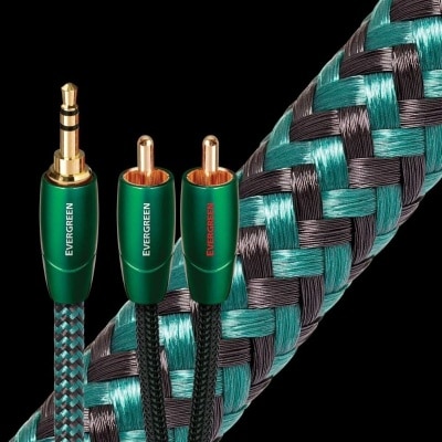 AUDIO QUEST Evergreen 3.5mm to 2RCA (2.0M) Cable