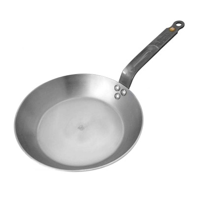 de Buyer 原礦蜂蠟 傳統柄平底鐵煎鍋 24cm