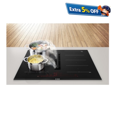 BOSCH PXX875D67E Induction hob with Integrated Ventilaion Module Built in Induction cooker