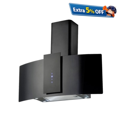 Garwoods HT-8238G 750mm Inclined Hood Built in Cookerhood