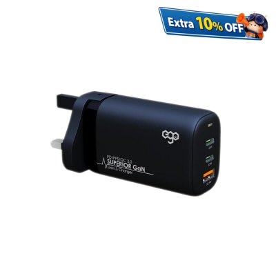 ego 65W Superior GaN 3 USB charger Power Charger