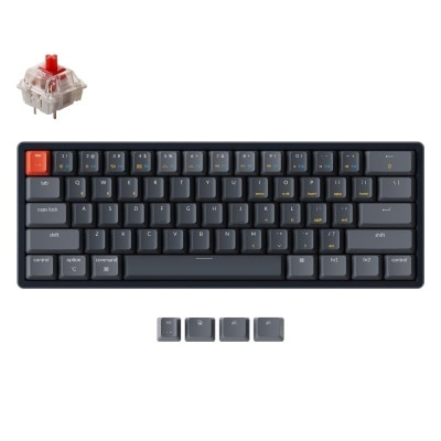 Keychron K12 RGB蓝牙无线机械键盘 (热插入-红轴)