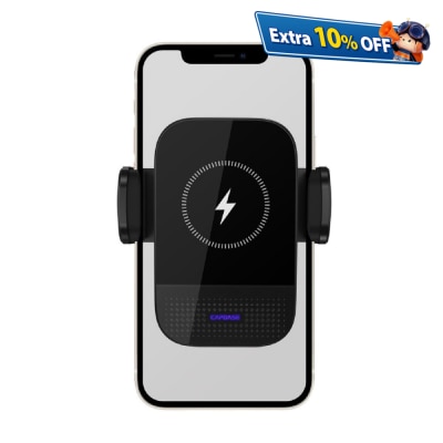 CAPDASE HR00-MS-11-LR95 MS Power - Tesla Vent 無線充電磁性自動夾車載支架