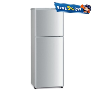 MITSUBISHI MR-H17R-SL-H 2-Door Refrigerator (Sliver) (includes unpacking and moving appliance service)