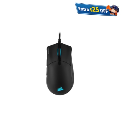 CORSAIR SABRE RGB PRO CHAMPION SERIES Ultra-Light FPS/MOBA Gaming Wired Mouse