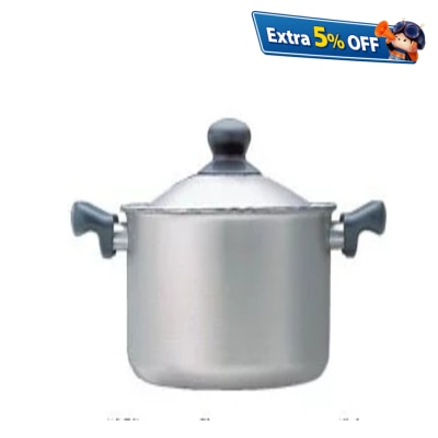 Sori Yanagi Stainless steel shallow double ear pot 22cm