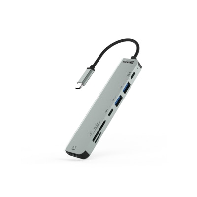 MAXELL 麥克賽爾 MXUH C701 USB C 7 合 1 轉接器 image