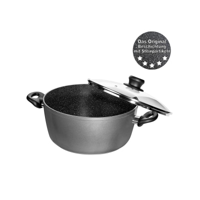 Stoneline 湯鍋連玻璃蓋20cm