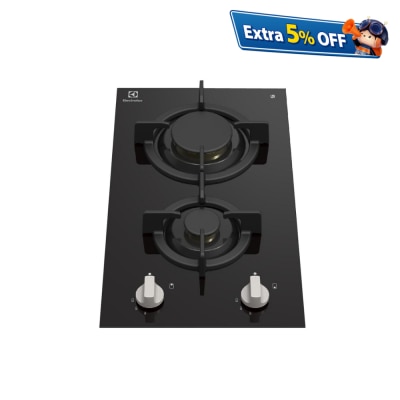 ELECTROLUX 伊萊克斯 EGC2902HK 29厘米嵌入式雙頭石油氣爐 嵌入式氣體爐