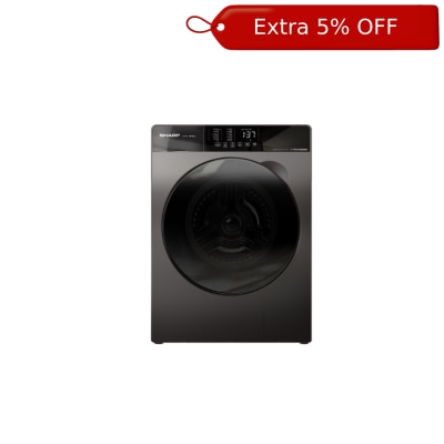 SHARP 聲寶 ES-W850K-B 8.5公斤1200轉前置式洗衣機