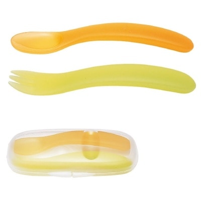 Combi Spoon & Fork set with case