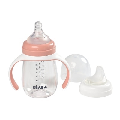 Beaba 2-In-1 Bottle to Sippy Learning Cup 210ml