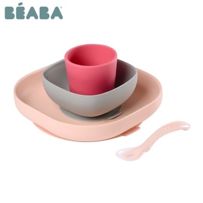 Beaba 矽膠餐具套裝（四件裝