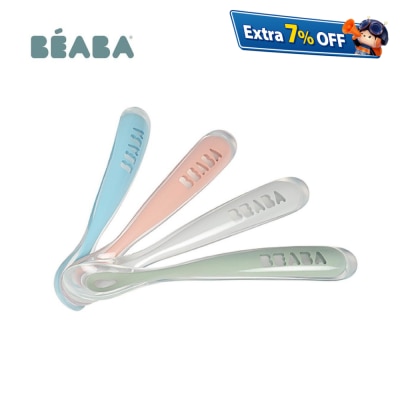 Beaba 第一階段矽膠軟勺4支
