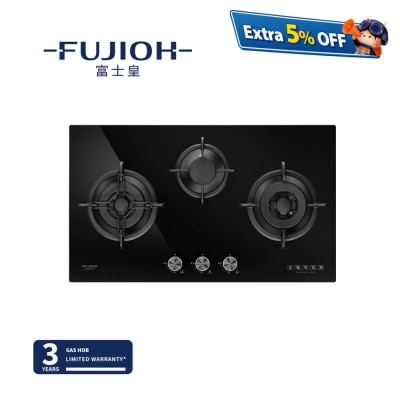 Fujioh FHGS6330 TG Triple Rings Built in Gas Hobs  Built in Gas cooker