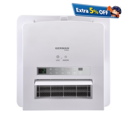 GERMAN POOL HTB248U Multi-Purpose UVC Bathroom Heater