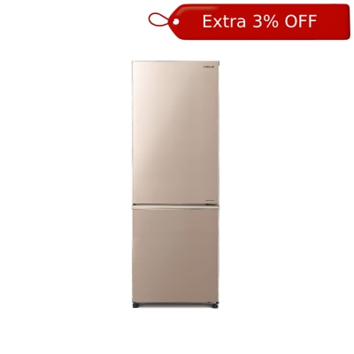 HITACHI R-B330P8HCNXB Hitachi 2-Door Bottom Freezer Inverter Fridge (includes unpacking and moving appliance service)