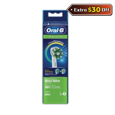 Oral-B EB50-3 多動向交叉刷頭3支裝