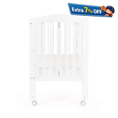 Baby Star Huggy Foldable Baby Cot with 3" Mattress