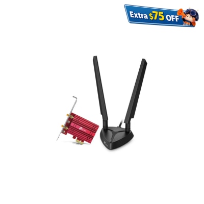 TP-Link Archer TXE75E 三頻 AXE5400 WiFi 6E 藍牙5.2 PCIe 網卡