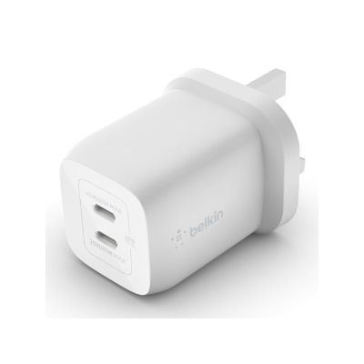 BELKIN WCH013MY 65W Dual USB-C GaN Wall Charger