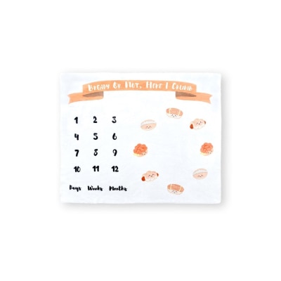 The Wee Bean Fleece Milestone Blanket for Baby Photography