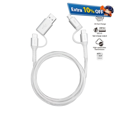 inno3C 創品 i-4MB-12 4 in 1 Micro/Type-C to USB/Type-C 線 (1.2米)