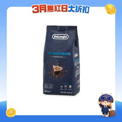 DELONGHI - DLSC603 DECAFFEIN COFFEE BEANS 250G