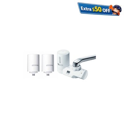 Cleansui EF203 水龍頭安裝型濾水器連濾水芯(額外兩個EFC21)套裝