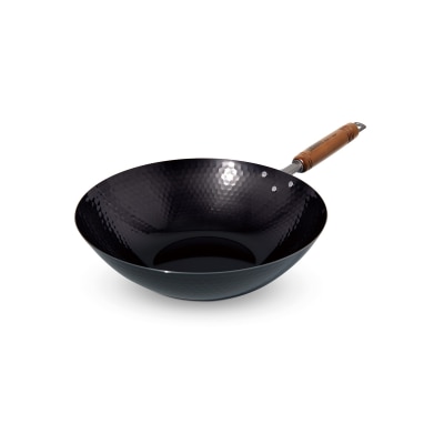 Summit - TSUBAME IH Embossed Beijing Style Wok 30cm