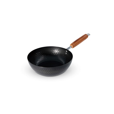 Summit - TSUBAME IH Embossed Beijing Style Wok  20cm