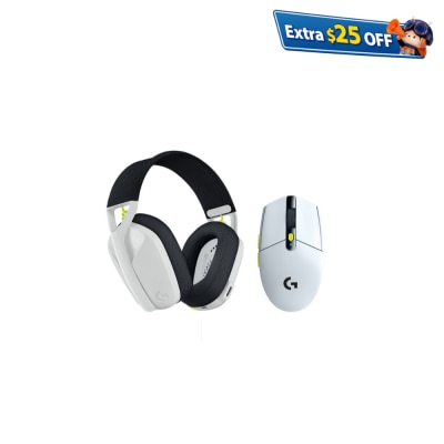 LOGITECH 罗技 G304 & G435 电竞无线套装 (耳机 + 滑鼠)