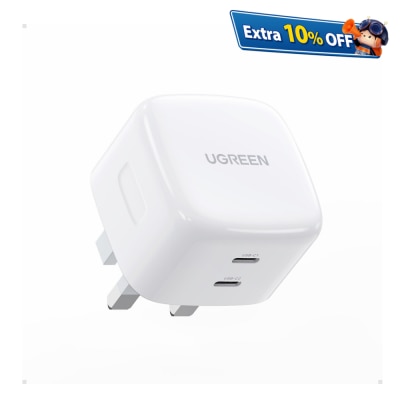 UGREEN 綠聯 65W 雙USB-C 65W PD GaN 快速充電器