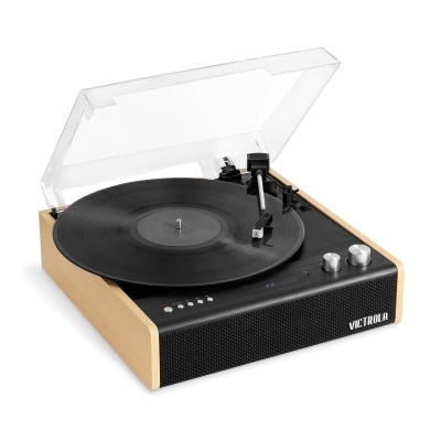 Victrola The Eastwood 内置扬声器一体化3速蓝牙黑胶唱盘