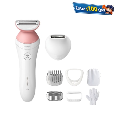 PHILIPS 5-in-1 Cordless Lady Shaver Series 6000 with Wet and Dry use  BRL146/00