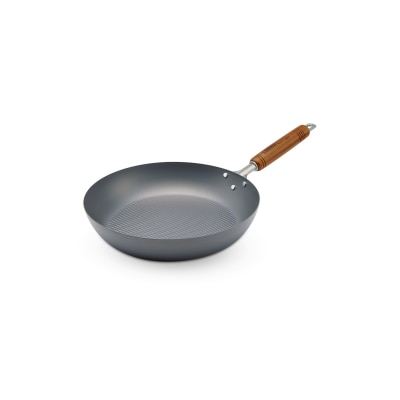 Summit 顶级窒化(不轻易生锈)格仔锤纹煎锅26cm-日本燕三条制