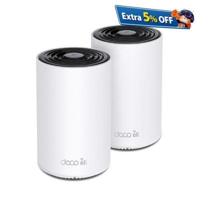 TP-Link Deco XE75 Pro 三频AXE5400 WiFi 6E Mesh路由器(两件装)