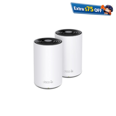 TP-Link Deco XE75 Pro 三頻AXE5400 WiFi 6E Mesh路由器（兩件裝）